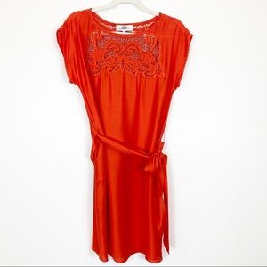 Tibi Short Dolman Sleeve Shirt Dress Size 2